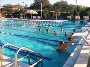 The Greater Palm Harbor Branch YMCA has a heated family recreation pool, water slide and a heated eight-lane competition pool.